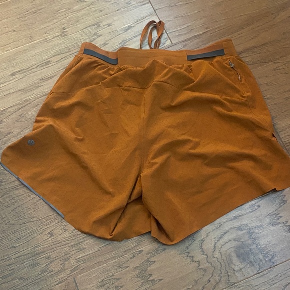 Orange Athletic Shorts - Picture 1 of 3